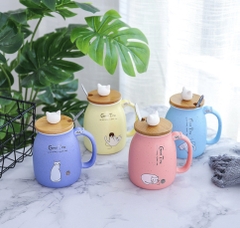 CA SỨ NẮP GỖ MÈO