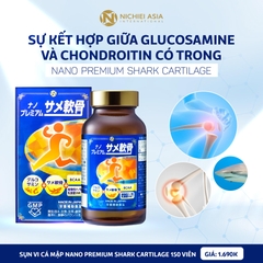 Viên Uống Bổ Xương Khớp NANO Premium SHARK CARTILAGE 150 Viên