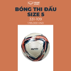 Bóng Mundo Hybrid Grand Sport 331109 Size 5 Trắng - Hàng Chính Hãng