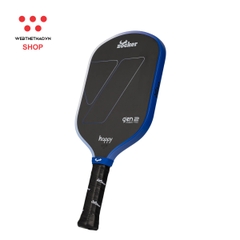 Vợt Pickleball Zocker Happy HP02 Gen 2 "White/Blue" HP02-G2-02 - Hàng Chính Hãng