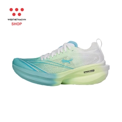 Giày Chạy Bộ Zocker Speed Light Gen 2 Half Carbon "Trắng Xanh" Z-SLG2-01 - Hàng Chính Hãng
