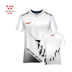 Bộ quần áo bóng chuyền Sao Vàng Sứ Mệnh màu "Trắng" SV-SM-01 - Hàng Chính Hãng