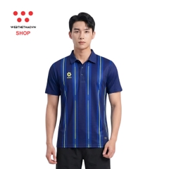 Áo polo thể thao Jogarbola Gambit màu "Navy/Vàng" MJ-A19392-02 - Hàng Chính Hãng