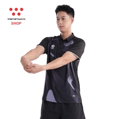 Áo polo thể thao Jogarbola Nova màu "Đen" MJ-A4197-02 - Hàng Chính Hãng