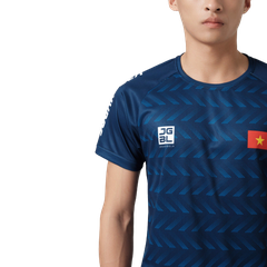 Áo thun thể thao Nam/Nữ JOGARBOLA SEA Games 31 "Xanh" JGSG31-1 - Hàng Chính Hãng