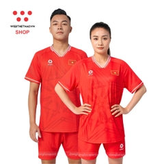 Bộ quần áo thi đấu đội tuyển quốc gia Việt Nam 2024 "Đỏ" MJ-AJ1277-01 - Hàng Chính Hãng