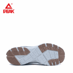 Giày chạy bộ Nam PEAK Cushioning Running Water-Repellent "Ghi Đen" E224007HGD – Hàng Chính Hãng