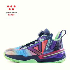 Giày bóng rổ PEAK Taichi Flash Basketball Kids Sunset & Beach "Đen Tím EKT3207ADT – Hàng Chính Hãng