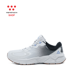 Giày chạy bộ Nam PEAK Cushioning Running Water-Repellent "Ghi Đen" E224007HGD – Hàng Chính Hãng