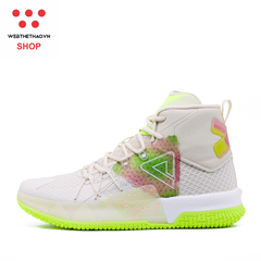 Giày bóng rổ PEAK Basketball Monster 8 V2 High Top "Trắng Off White" E231371ATOW – Hàng Chính Hãng