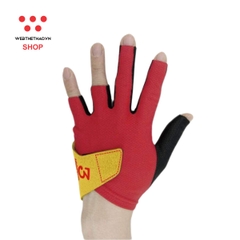 Găng tay bi-a 3 Seconds Limited Edition "Vàng Đỏ" PR-3GLOVE-VN01 - Hàng Chính Hãng