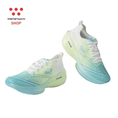 Giày Chạy Bộ Zocker Speed Light Gen 2 Half Carbon "Trắng Xanh" Z-SLG2-01 - Hàng Chính Hãng