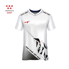 Bộ quần áo bóng chuyền Sao Vàng Sứ Mệnh màu "Trắng" SV-SM-01 - Hàng Chính Hãng