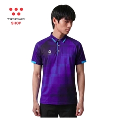 Áo polo thể thao Jogarbola Pixel màu "Tím" MJ-A4370-02 - Hàng Chính Hãng