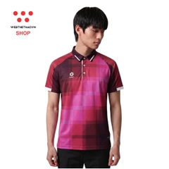 Áo polo thể thao Jogarbola Pixel màu "Hồng" MJ-A4370-03 - Hàng Chính Hãng