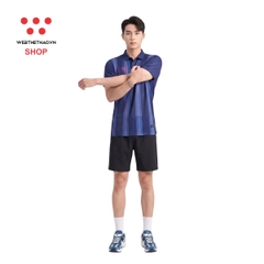 Áo polo thể thao Jogarbola Gambit màu "Navy/Hồng" MJ-A19392-04 - Hàng Chính Hãng