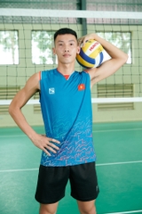Bộ quần áo thi đấu chính thức của đội tuyển bóng chuyền Nam Việt Nam MJ-EJ289 "Xanh Lá" JG-VNBC-06 - Hàng Chính Hãng