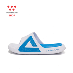 Dép Thời Trang Thể Thao Nữ PEAK Taichi Slipper "Trắng Xanh Lam" ET32028LTXL – Hàng Chính Hãng