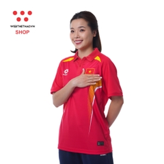 Áo polo đội tuyển Olympic VN24 "Đỏ" MJ-AJ1419-01 - Hàng Chính Hãng