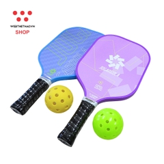 Vợt Pickleball Jogarbola "Xanh Nhạt" P-294B - Hàng Chính Hãng (tặng 2 bóng + túi đựng)