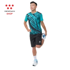 Áo phông thể thao nam Jogarbola màu "Green/Black" MJ-A430-02 - Hàng Chính Hãng