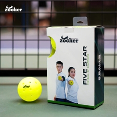 Combo 6 quả bóng thi đấu Pickleball Zocker Five Star ZB-06 - Hàng Chính Hãng