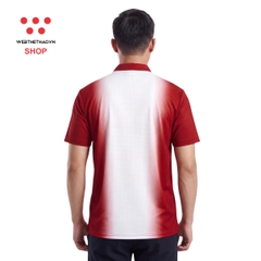 Áo polo thể thao Jogarbola Jester màu "Đỏ Trắng" MJ-A4401-01 - Hàng Chính Hãng