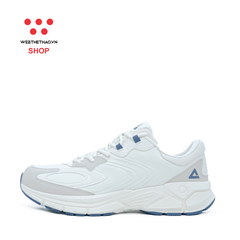 Giày chạy bộ Nam PEAK Cushioning Running Water-Repellent "Trắng Canvas" E224007HTC – Hàng Chính Hãng