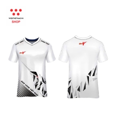 Bộ quần áo bóng chuyền Sao Vàng Sứ Mệnh màu "Trắng" SV-SM-01 - Hàng Chính Hãng