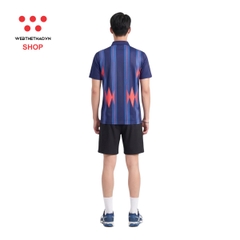 Áo polo thể thao Jogarbola Gambit màu "Navy/Hồng" MJ-A19392-04 - Hàng Chính Hãng