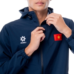 Áo khoác gió thể thao đội tuyển quốc gia Việt Nam 2024 "Xanh Navy" MJ-PJ1003-02 - Hàng Chính Hãng