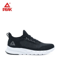 Giày Chạy Bộ Nữ PEAK Running "Đen Trắng" E29008HDT – Hàng Chính Hãng