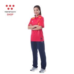 Áo polo đội tuyển Olympic VN24 "Đỏ" MJ-AJ1419-01 - Hàng Chính Hãng