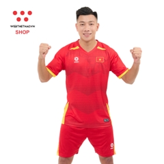 Bộ thi đấu Đội tuyển bóng đá Quốc gia 2025 (bản FAN) màu "Đỏ" MJ-A4054-03 - Hàng Chính Hãng