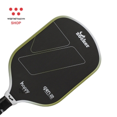 Vợt Pickleball Zocker Happy HP02 Gen 2 "White/Green" HP02-G2-04 - Hàng Chính Hãng