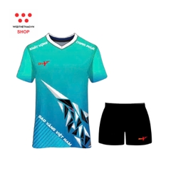 Bộ quần áo bóng chuyền Sao Vàng Sứ Mệnh màu "Xanh Dương" SV-SM-03 - Hàng Chính Hãng