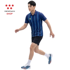 Áo polo thể thao Jogarbola Gambit màu "Navy/Vàng" MJ-A19392-02 - Hàng Chính Hãng