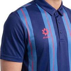 Áo polo thể thao Jogarbola Gambit màu "Navy/Hồng" MJ-A19392-04 - Hàng Chính Hãng