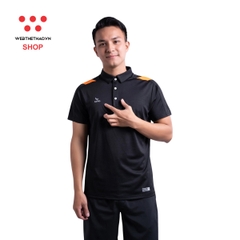 Áo polo thể thao Kamito Racer "Đen" KMAP221722-02 - Hàng Chính Hãng