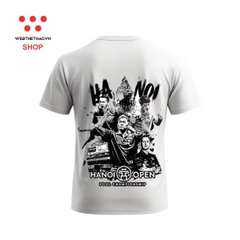 Áo phông thể thao của giải bi-a Hanoi Open 2025 "Trắng" - Hàng Chính Hãng