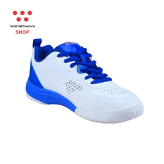 Giày Cầu Lông / Bóng Chuyền Động Lực Promax "White/Blue" PR-241023-06 - Hàng Chính Hãng