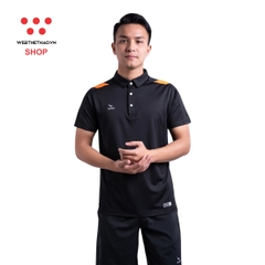 Áo polo thể thao Kamito Racer "Đen" KMAP221722-02 - Hàng Chính Hãng