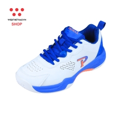 Giày Cầu Lông / Bóng Chuyền Động Lực Promax "White/Blue" PR-241023-06 - Hàng Chính Hãng