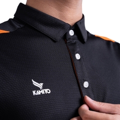 Áo polo thể thao Kamito Racer "Đen" KMAP221722-02 - Hàng Chính Hãng