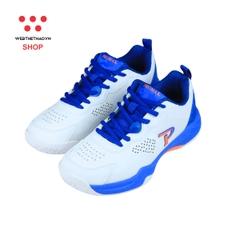 Giày Cầu Lông / Bóng Chuyền Động Lực Promax "White/Blue" PR-241023-06 - Hàng Chính Hãng