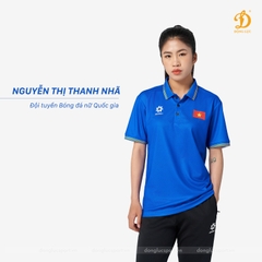 Áo polo đội tuyển quốc gia Việt Nam 2024 "Xanh" JG-DTQG-DC-02 - Hàng Chính Hãng