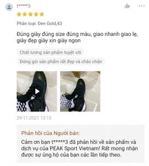 Giày bóng rổ Nam PEAK Basketball "Đen Gold" DA920231DG – Hàng Chính Hãng