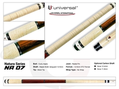 Gậy đánh bi-a Universal Natura Series NA-07 - Hàng Chính Hãng