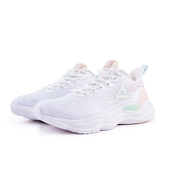 Giày Chạy Bộ Nữ PEAK Cushioning Running Streamline "Trắng" E231128HT - Hàng Chính Hãng