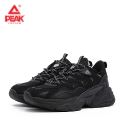 Giày Thời Trang Thể Thao Nữ PEAK Taichi Fashion Thick Outsole "Đen All Black" ET24042EDA – Hàng Chính Hãng